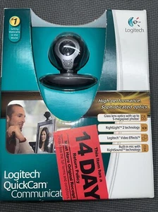 Logitech Quickcam Communicate Deluxe S 7500 Computer Webcam & Mic  C1 - Picture 1 of 7