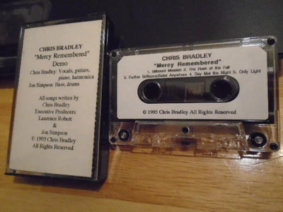 RARE PROMO Chris Bradley DEMO CASSETTE TAPE christian alt rock UNRELEASED 1995 ! Foto 1 de 2