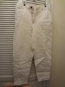 WOMEN'S  NEWPORT NEWS WHITE JEANS COTTON & SPANDEX SIZE 18W - Picture 1 of 7