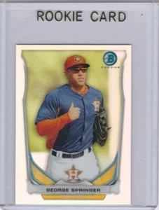 GEORGE SPRINGER 2014 Bowman Chrome Mini REFRACTOR ROOKIE CARD Houston Astros RC - Picture 1 of 2