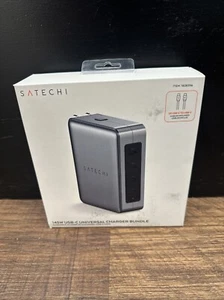 Satechi 145W USB-C Universal Charger Bundle Model CT-W145C2 - NOB - Picture 1 of 4