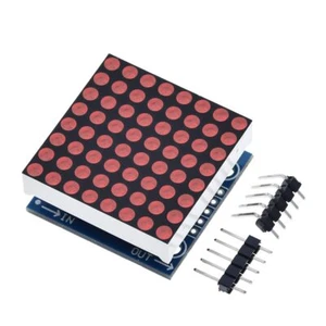 8x8  RED dot matrix 8*8 led display module MAX7219 for Arduino DIY Raspberry pi - Picture 1 of 11