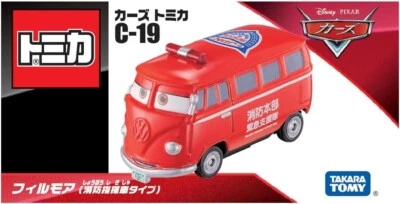 Takara Tomy Tomica Disney Cars C-19 Fillmore (Fire Command Vehicle Type - Image 1 of 3