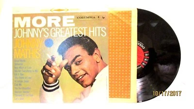 1971 Johnny Mathis More Johnnys Greatest Hits Columbia LP 33 Vinyl CS8150 Record - Image 1 of 4