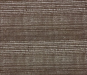CAROLINA IRVING FUJI REVERSE MOCHA BROWN GEO LINEN DESIGNER FABRIC 3 YARDS 54"W - Picture 1 of 6