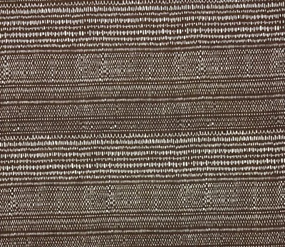 CAROLINA IRVING FUJI REVERSE MOCHA BROWN GEO LINEN DESIGNER FABRIC 3 YARDS 54"W - Image 1 of 4