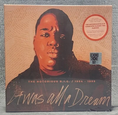 NOTORIOUS BIG  It Was All A Dream Box Set 9LP Clear Vinyl RSD 2020 #33/2000 - Image 1 of 2