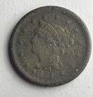 1840-1857 Us Braided Hair Large Cent Unknown Exact Date