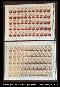 Rumänien 2005 Mi.5972-73 Bogen ** Papst Benedikt,Religion,Kirche,Ratzinger - Bild 1 von 3