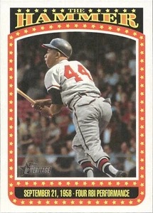 Hank Aaron - 2023 Topps Heritage - The Hammer #TH-4 - Bild 1 von 2