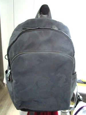 Kipling  Rucksack Delia, grau camouflage ,mittelgroß - Bild 1 von 4