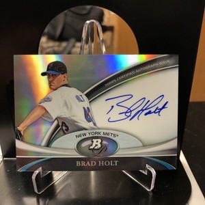 2011 Bowman Platinum Baseball: Brad Holt On Card Auto #BPA-BHO