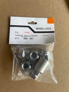 Wheel Lock 12x1.25 - 41600 - Open End Bulge Acorn - Fits Nissan Infiniti - Picture 1 of 4