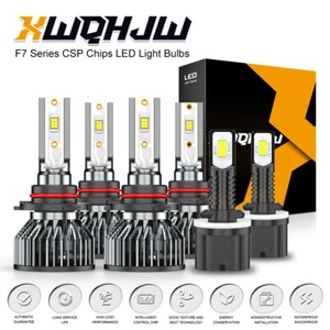 For Chevrolet S10 1998-2003 - LED Headlight Hi/Low BEAM + Fog Light Bulbs Qty 6 - Picture 1 of 8