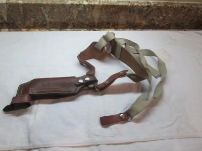 VTG Smith & Wesson Shoulder Leather Holster Model 45 34 Right Handed S&W ~ NICE! - Image 1 of 4