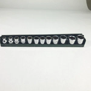 S-K 3/8" Drive 12 pc. Metric Swivel Socket Set 7mm - 19mm 12 Point USA - Picture 1 of 6