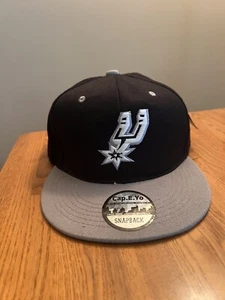 San Antonio Spurs Snapback Black Gray Silver- Cap.E.Yo- NWT - Picture 1 of 10