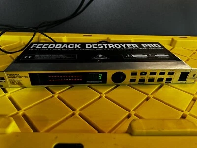 Behringer 24-Bit Dual Engine FeedBack Destroyer Parametric EQ Pro DSP1124P - Imagem 1 de 4