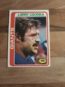 1978 Topps - #25 Larry Csonka, Giants - corredor  - Imagen 1 de 10