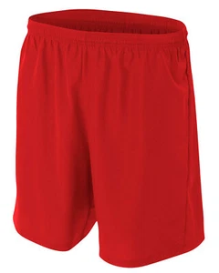 A4 NB5343 Youth 100% Woven Polyester 5" Inseam Moisture Wicking Soccer Shorts - Picture 1 of 7