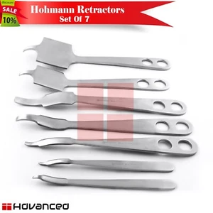 Hohmann Retraktoren 7er Set Knochenhebel Chirurgisch Veterinär Orthopädisches Instrument - Bild 1 von 3
