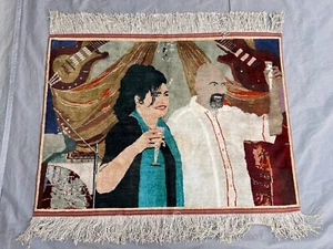 Vintage Afghan Silk Pictorial Rug 2'6 x 3'4 – Hand Knotted Art Wall Hanging Rug - Picture 1 of 11