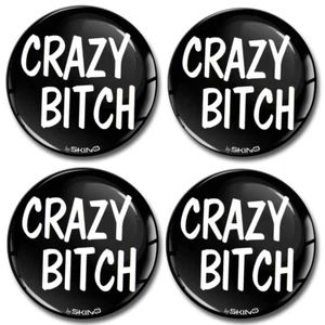4 x 60 mm 3D silicone sticker for hub cap hub caps hub cover black - Picture 1 of 3