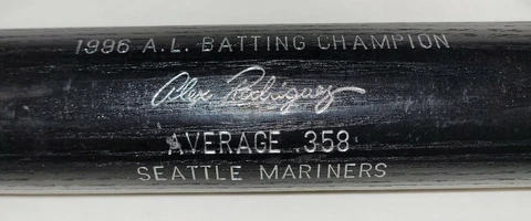 Promo Alex Rodriguez BP 1996 Louisville Slugger Bat Seattle Mariners Cover