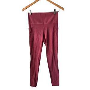 Athleta US Damen S Salutation Stash Pocket II Tight High-Waist Leggings Pink - Bild 1 von 11