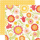 ECHO PARK - Hello Summer "Happy Flowers" 12 x 12 Double-sided Cardstock HS29002