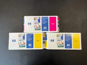 3x HP 80 Printhead & Cleaner für HP DesignJet 1000 - NEW & OVP !!! - Bild 1 von 1