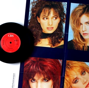 RARE POSTER COVER 1986 ORIGINAL THE BANGLES FOLLOWING 7 INCH VINYL SUSANNA HOFFS - Picture 1 of 5