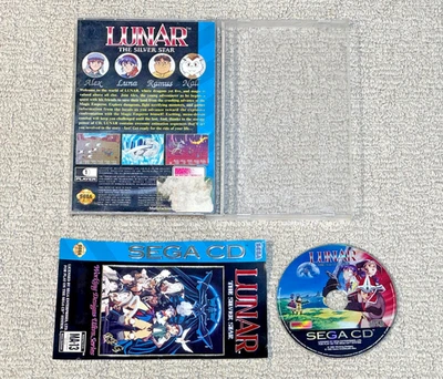 Lunar The Silver Star (Sega CD Game)  - Authentic - Tested - Image 1 of 4