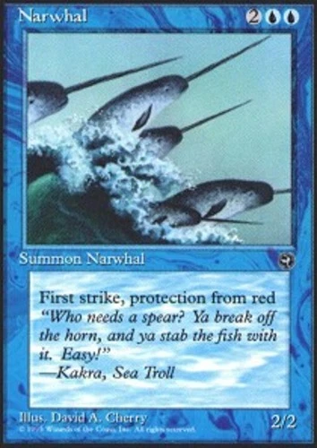 Narwhal - Homelands # MTG Magic The Gathering - Image 1 of 1