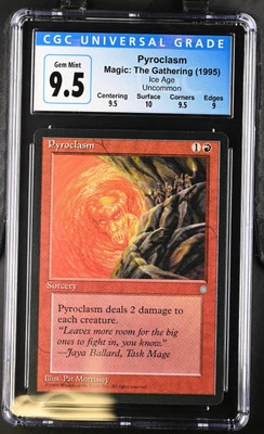 PYROCLASM Ice Age U CGC 9.5 MTG [Nostalgium] - Image 1 of 2