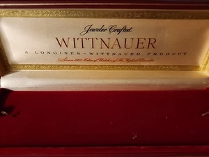 Reloj pulsera vintage WITTNAUER granate solo caja  - Imagen 1 de 3