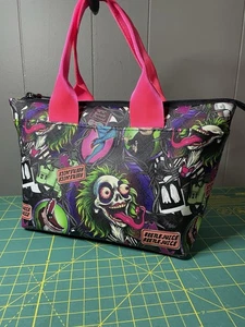 Handmade Beetlejuice Mini Tote Bag - Picture 1 of 13