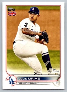 2022 Topps UK Edition Julio Urias Los Angeles Dodgers #22 - Picture 1 of 2