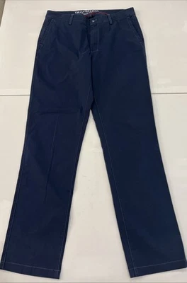 Мужские штаны для гольфа стрейч Cutter & Buck Voyager Chino темно-синие 36x36 - Изображение 1 из 4