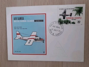 Samoa FDC 1970. First Postal Airmail Flight. Used - Picture 1 of 2