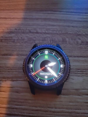 Reloj inteligente Samsung Gear S3 Frontier 46 mm caja de acero con correa de silicona negra - Foto 1 de 4