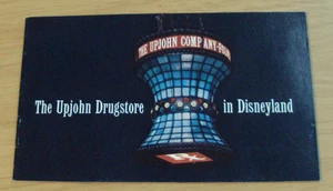 RARE VTG 1955-70 ILLUSTRATED Booklet~"The UPJOHN DRUGSTORE in DISNEYLAND"~ - Picture 1 of 11