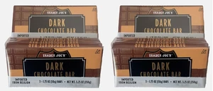 4 confezioni da 3 (totale 12 barrette) Trader Joe tavolette di cioccolato fondente 1,65 oz - Foto 1 di 1