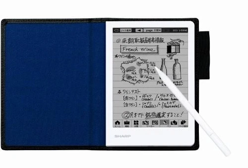 SHARP Electronic memo pad Electronic notebook WG-N10 JAPAN IMPORT - Image 1 of 1