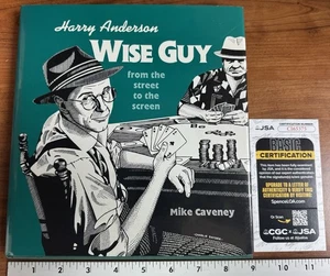 Harry Anderson Signed Wise Guy Book Cheers Night Court Actor Magician JSA D.2018 - Picture 1 of 5