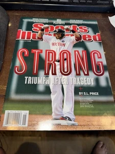 SPORTS ILLUSTRATED MAGAZINE 2013 BOSTON REDSOX “STRONG ” JONNY GOMES- NO LABEL - Picture 1 of 3