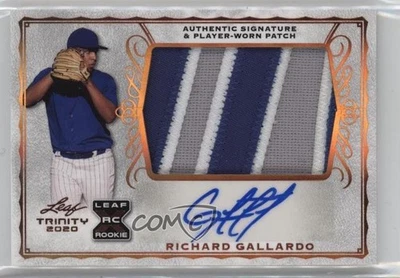 2020 Leaf Trinity Patch Auto Richard Gallardo #PA-RG3 - Image 1 of 3