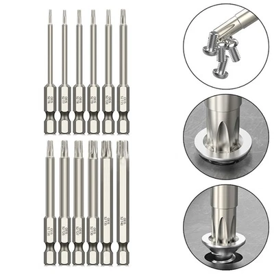 Screwdriver Household Workshop Equipment-T40 75mm Alloy Steel Hex Shank - Image 1 of 4