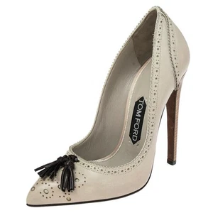 Bomba de cuero con borla Tom Ford - talla 36  - Imagen 1 de 8