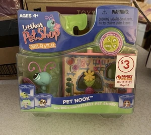 Littlest Pet Shop Display & Play Pet Nook con mariposa #355, 2007-retirado, Hasbro - Imagen 1 de 2